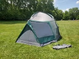 Gander Mountain camping tent 4-person dome tent with waterproof rain fly for family camping